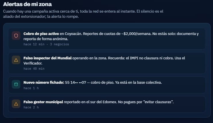 Alertas de mi zona